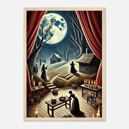 Ilustración exclusiva de Bodas de sangre, creada por Fran J. Tapia Lobo. Edición numerada, firmada y certificada. Disponible solo durante la Gira Lorquiana 2025.