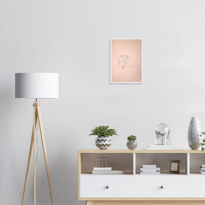 Dibujo original de Federico García Lorca: "Manos cortadas". Edición exclusiva Gira Lorquiana 2025. Arte simbólico, numerado y con certificado. Solo bajo demanda.