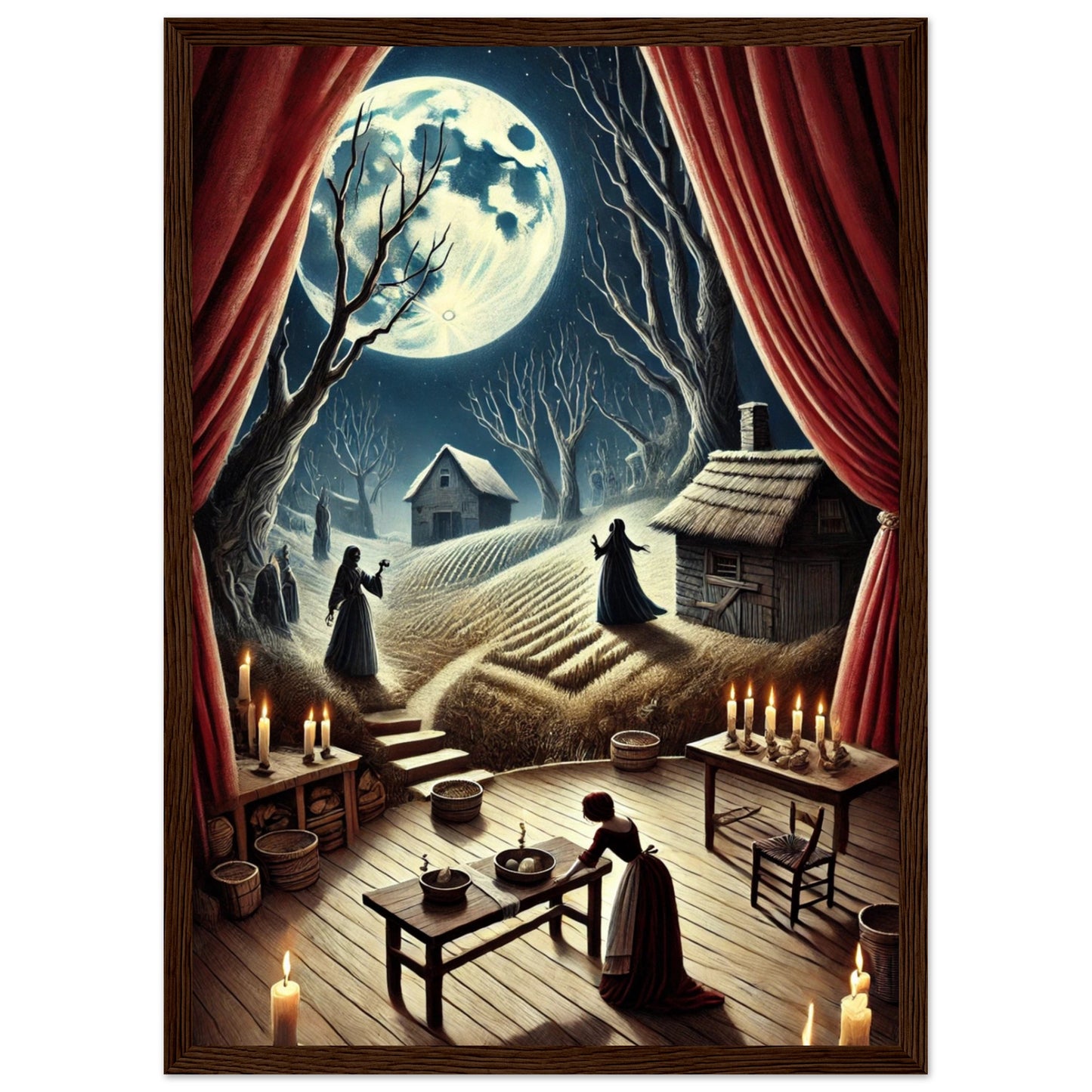 Ilustración exclusiva de Bodas de sangre, creada por Fran J. Tapia Lobo. Edición numerada, firmada y certificada. Disponible solo durante la Gira Lorquiana 2025.