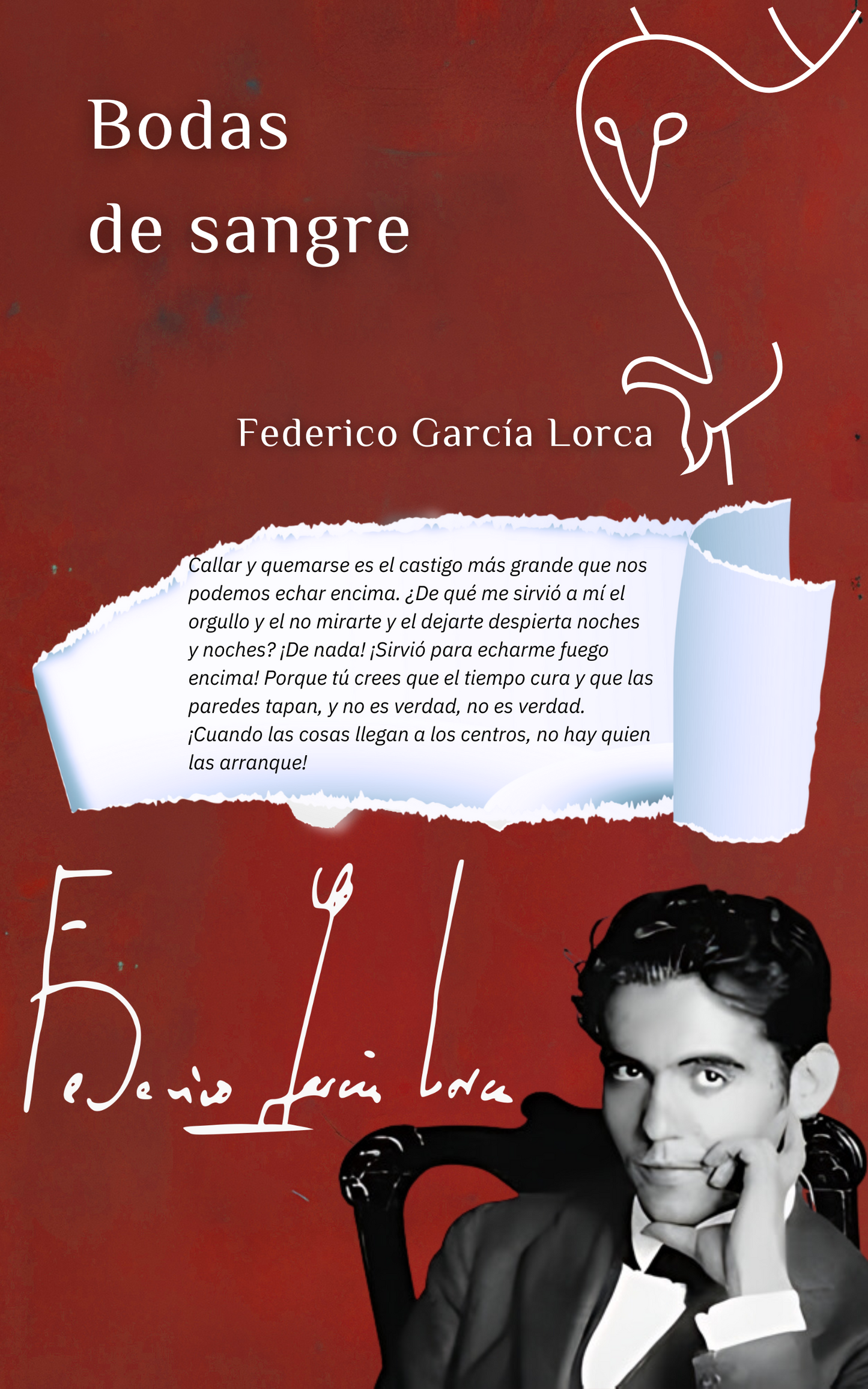Bodas de Sangre | Edición Ilustrada con Dibujos Originales de Federico García Lorca