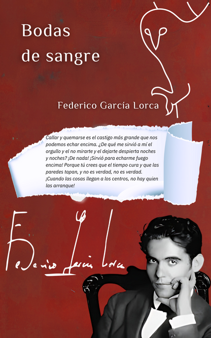 Bodas de Sangre | Edición Ilustrada con Dibujos Originales de Federico García Lorca