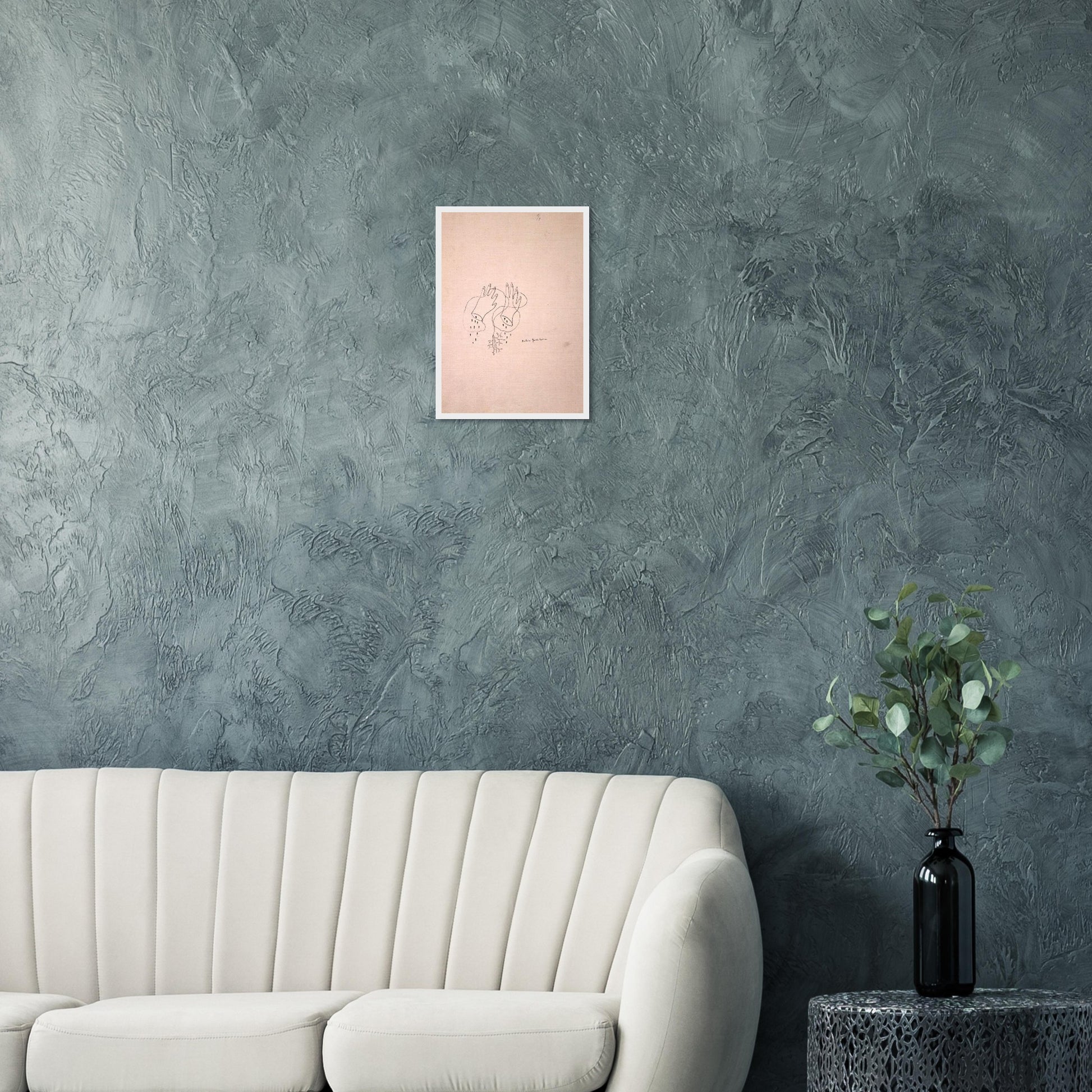 Dibujo original de Federico García Lorca: "Manos cortadas". Edición exclusiva Gira Lorquiana 2025. Arte simbólico, numerado y con certificado. Solo bajo demanda. 