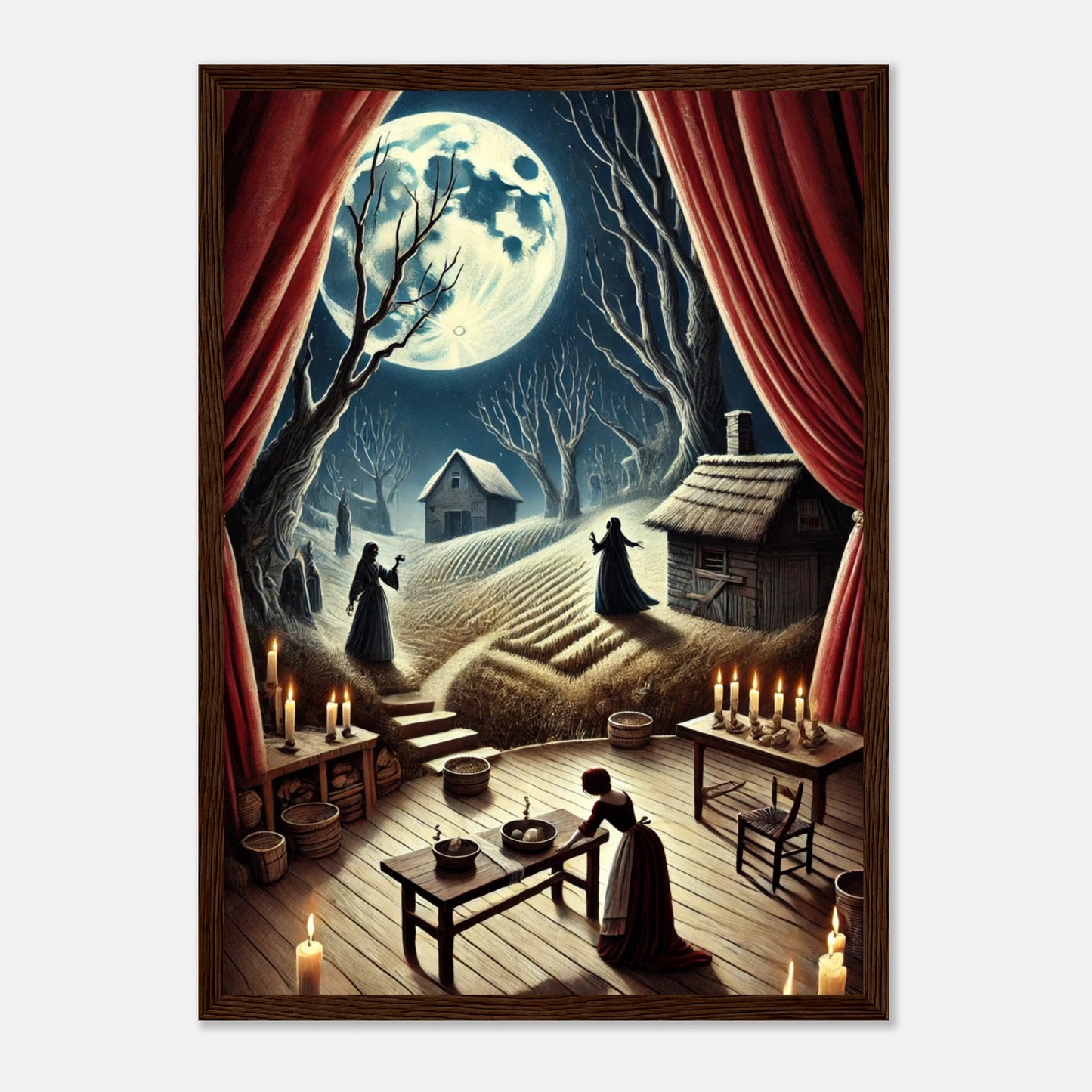 Ilustración exclusiva de Bodas de sangre, creada por Fran J. Tapia Lobo. Edición numerada, firmada y certificada. Disponible solo durante la Gira Lorquiana 2025.