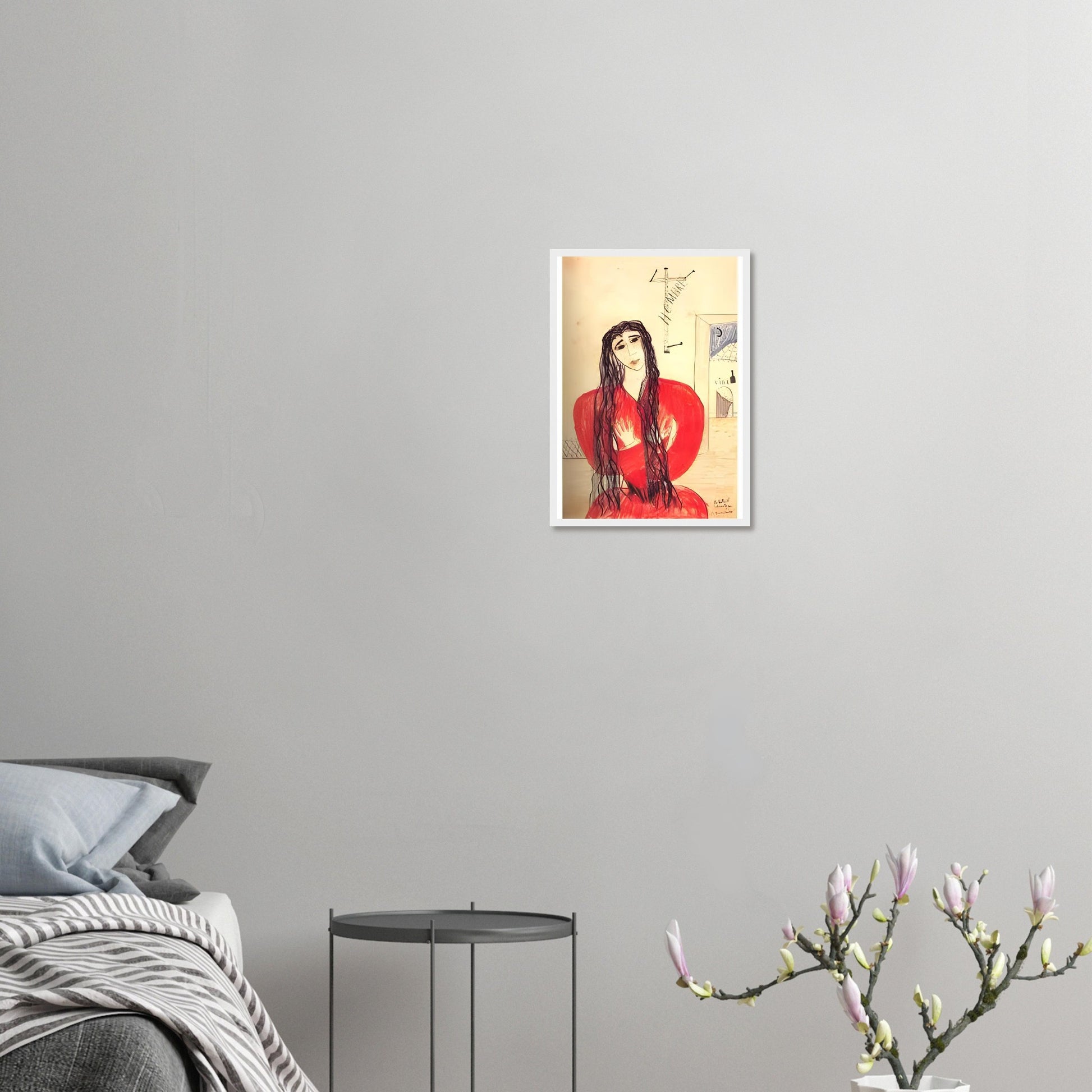 Lámina enmarcada de Lorca: dibujo original de Soledad Montoya, edición exclusiva Gira Lorquiana 2025. Arte certificado, numerado y listo para habitar tu espacio.