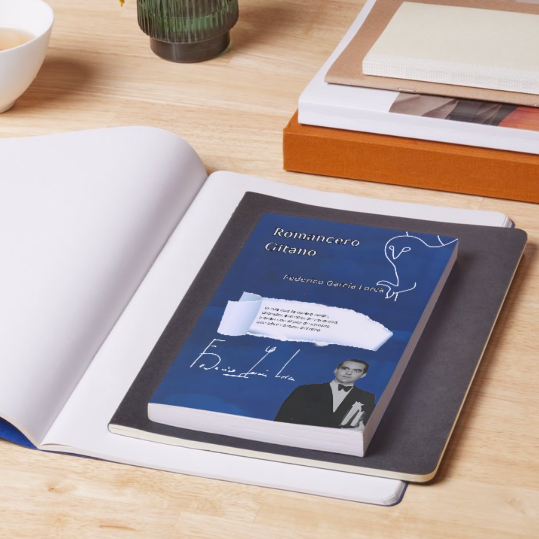 Descubre Romancero gitano en su edición definitiva: 18 romances inolvidables de Lorca, con diseño exclusivo y homenaje poético en la Gira Lorquiana 2025.