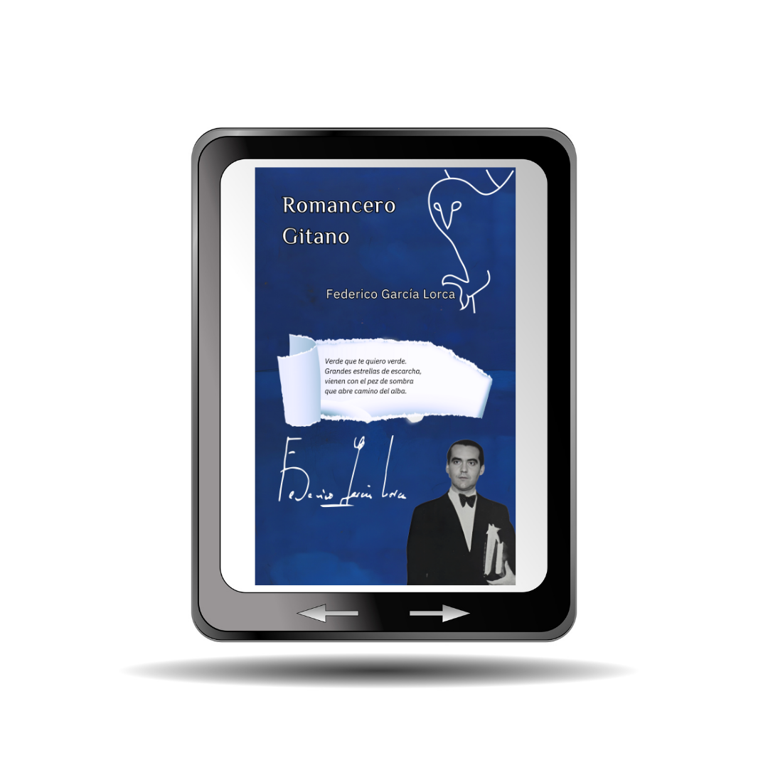 Descubre Romancero gitano en su edición definitiva: 18 romances inolvidables de Lorca, con diseño exclusivo y homenaje poético en la Gira Lorquiana 2025.
