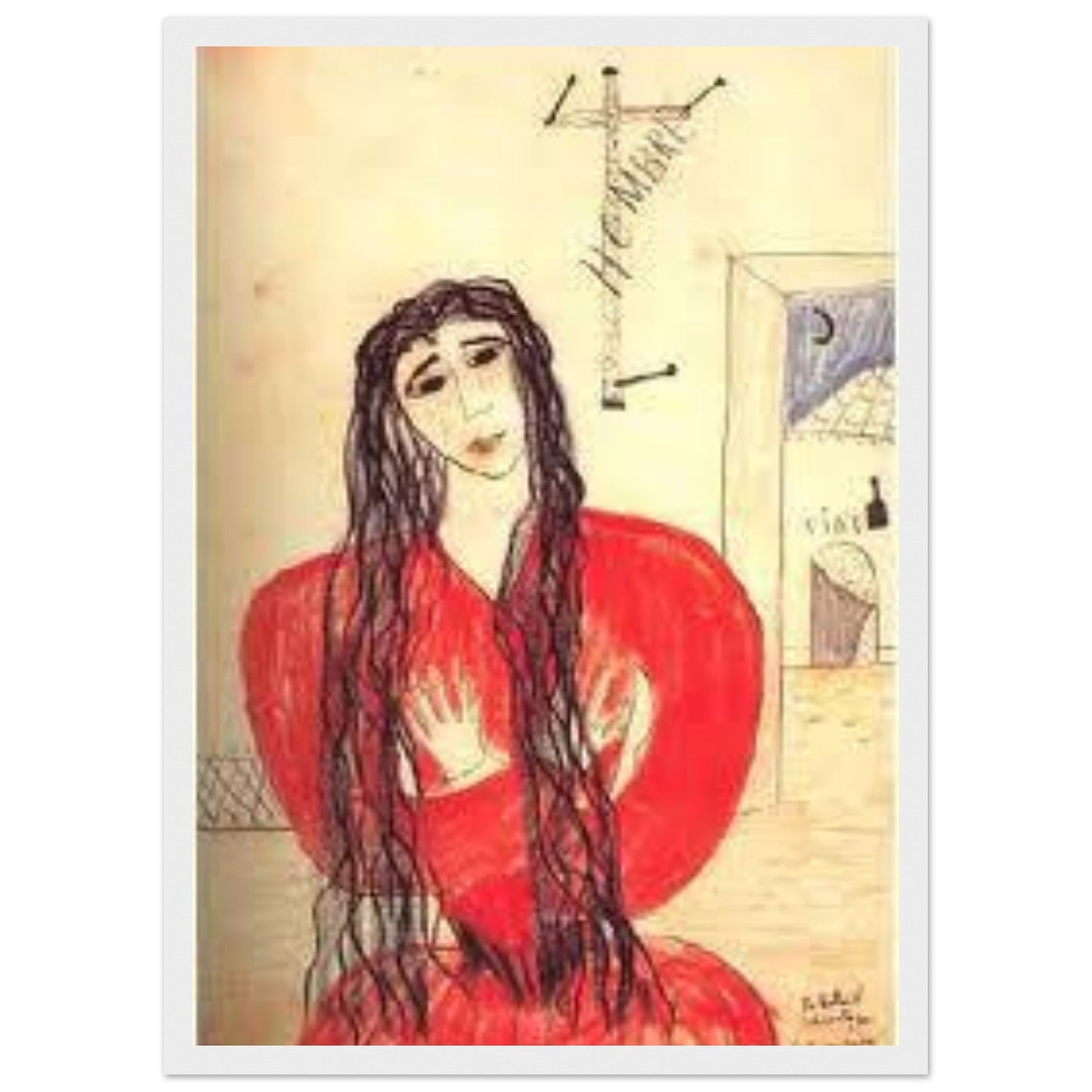 Lámina enmarcada de Lorca: dibujo original de Soledad Montoya, edición exclusiva Gira Lorquiana 2025. Arte certificado, numerado y listo para habitar tu espacio.