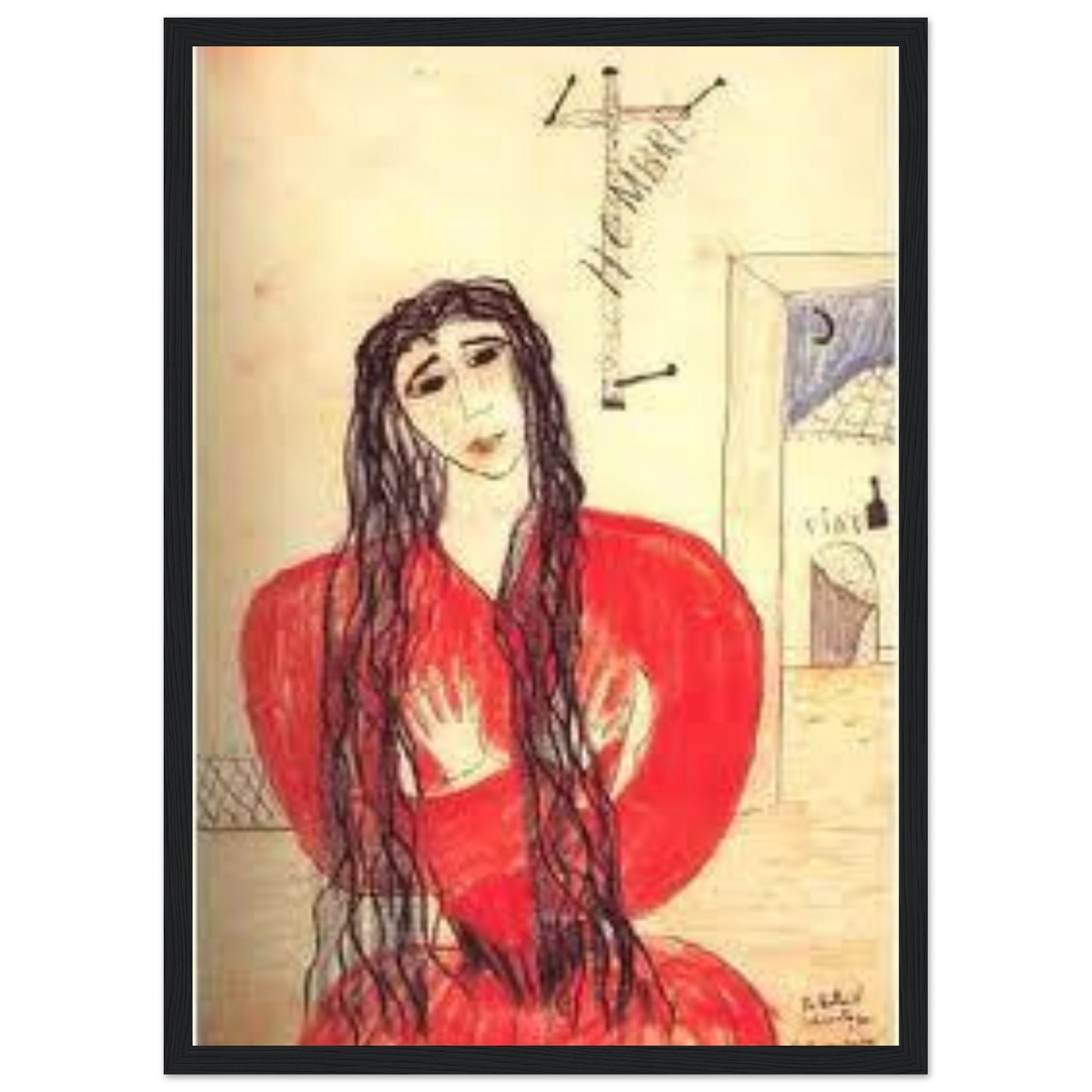 Lámina enmarcada de Lorca: dibujo original de Soledad Montoya, edición exclusiva Gira Lorquiana 2025. Arte certificado, numerado y listo para habitar tu espacio.