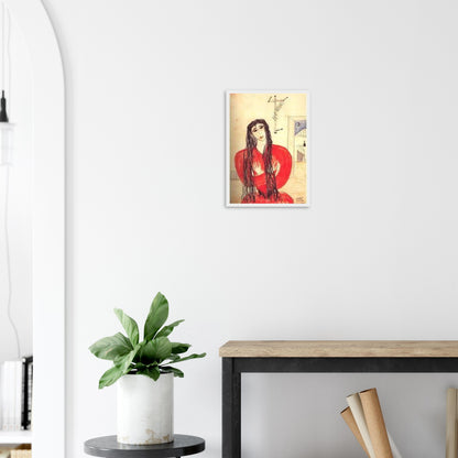 Lámina enmarcada de Lorca: dibujo original de Soledad Montoya, edición exclusiva Gira Lorquiana 2025. Arte certificado, numerado y listo para habitar tu espacio.