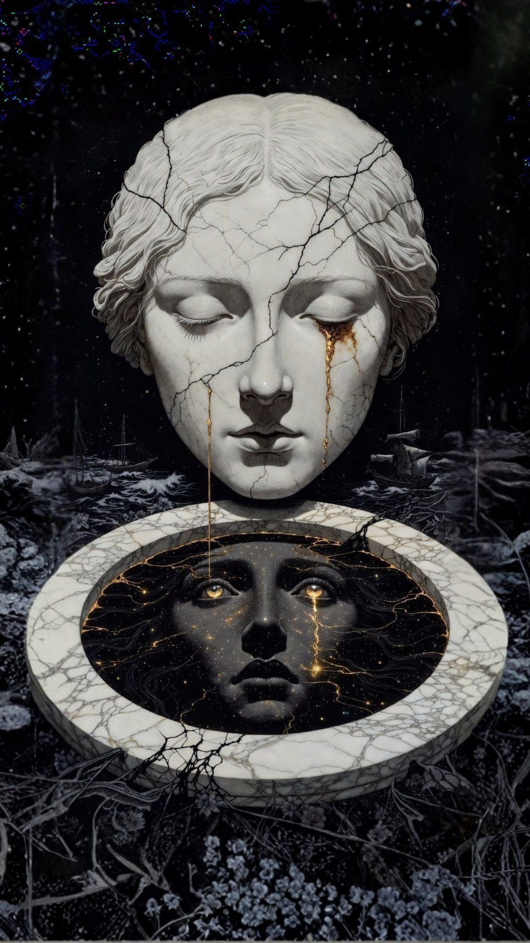 ilustracion Antología Poética — Edgar Allan Poe | Edición Completa Atenea