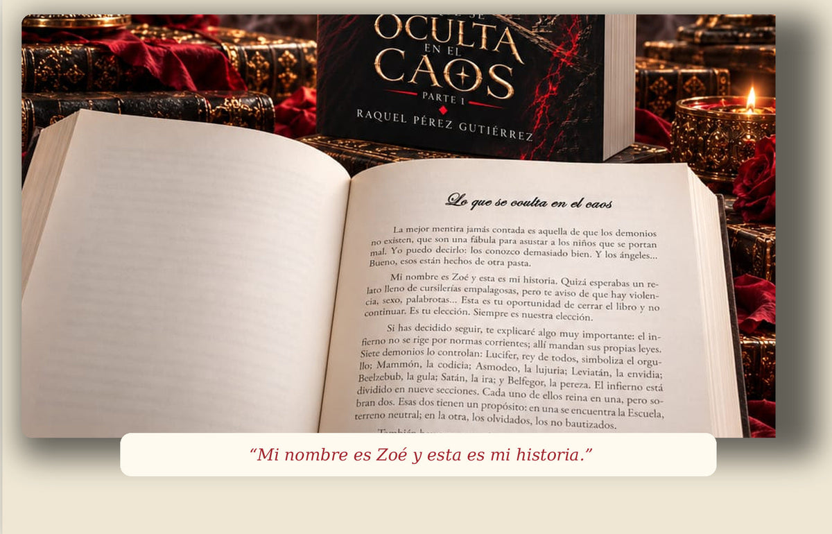 Interior ilustrativo del libro Lo que se oculta en el caos