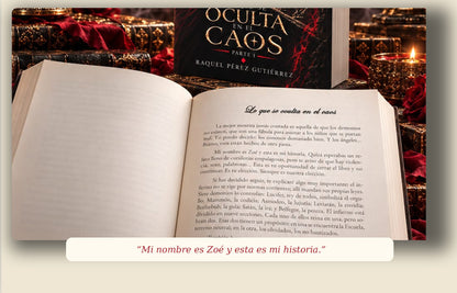 Interior ilustrativo del libro Lo que se oculta en el caos